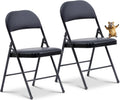 Durable Padded Folding Chairs, Indoor/Outdoor, 300lb Capacity