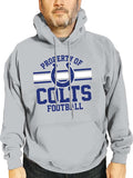 Property Of Hooded Sweatshirt - Colts Pullover for Warmth and Comfort