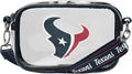 FOCO NFL Women's Team Logo Clear Crossbody Bag with Striped Design
