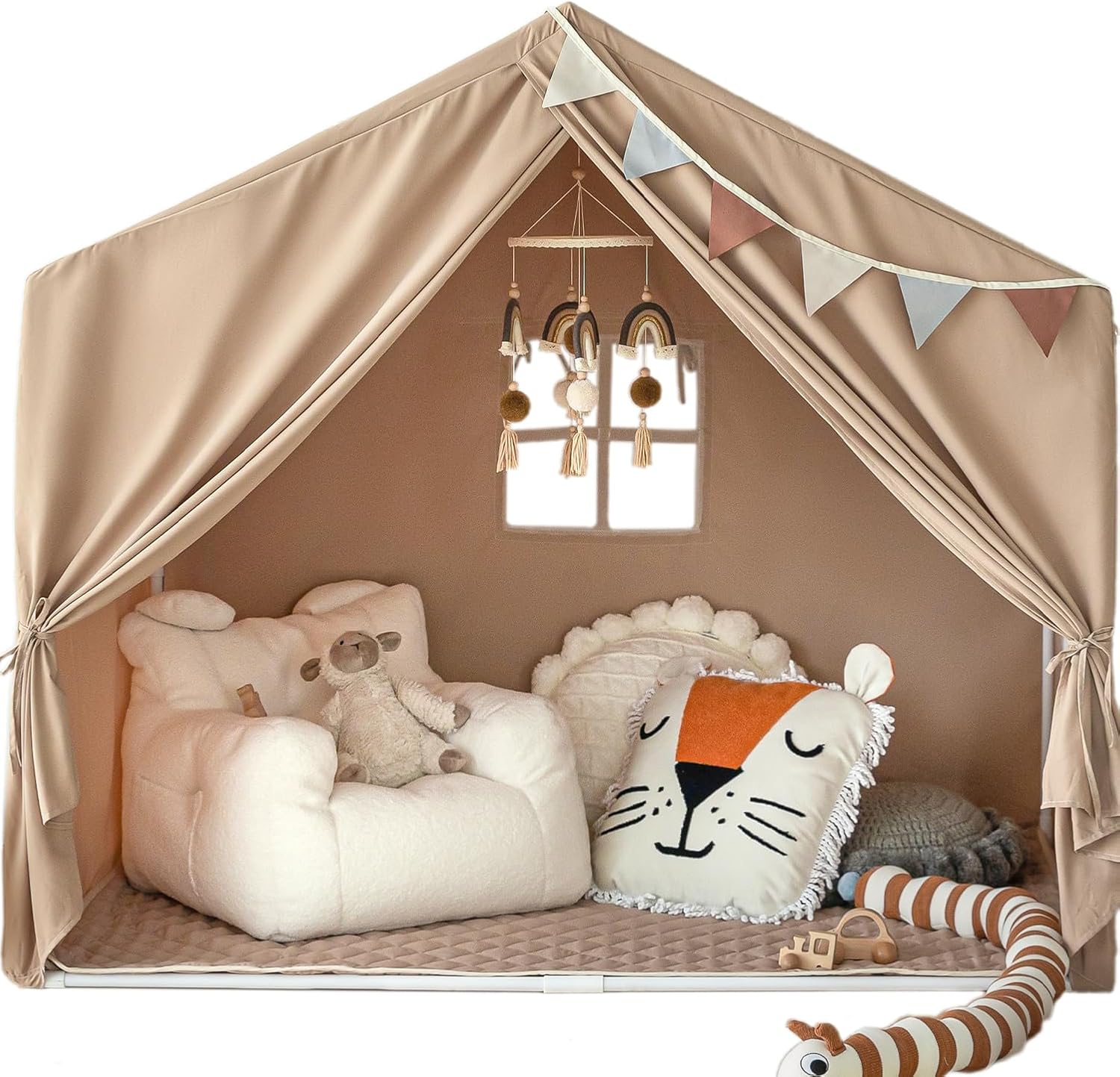 Razee Kids Play Tent with Mat - Large Indoor Playhouse Tent