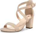 IN3 Grace Strappy Block Heel Sandals - Comfortable 3 in Heel Women's