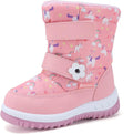 Winter Snow Boots for Boy and Girl Waterproof Fur Lined