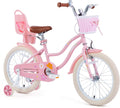 JMMD Girls Bike for Kids 4-12 Years with Training Wheels