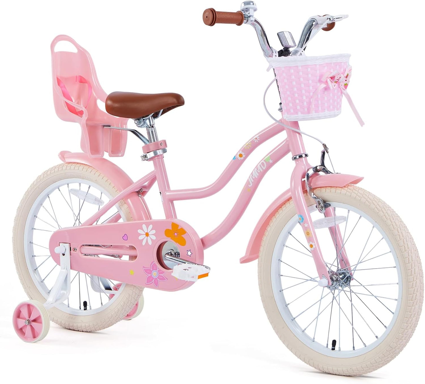 JMMD Girls Bike for Kids 4-12 Years with Training Wheels