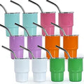 3oz Mini Tumbler Shot Glass Set - Colorful Sublimation Blanks