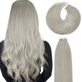 Lacer Tape in Hair Extensions 14 in Silver Grey - Natural Volume