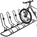Floor Bike Rack for 5 Bikes - Stable Steel Indoor Garage Stand