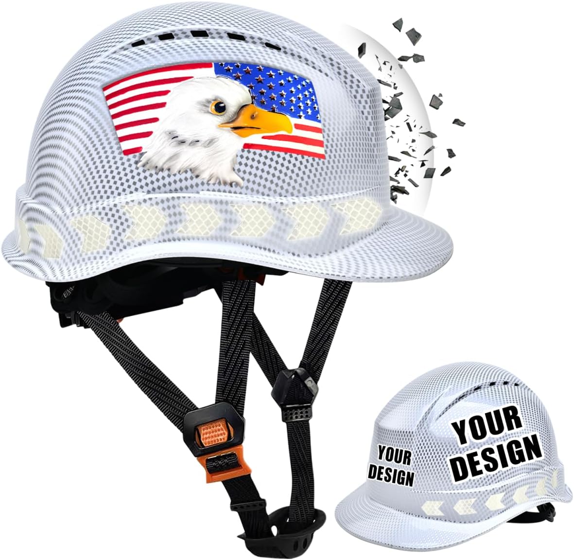 Custom Logo Safety Hard Hat | ANSI Z89.1 Approved