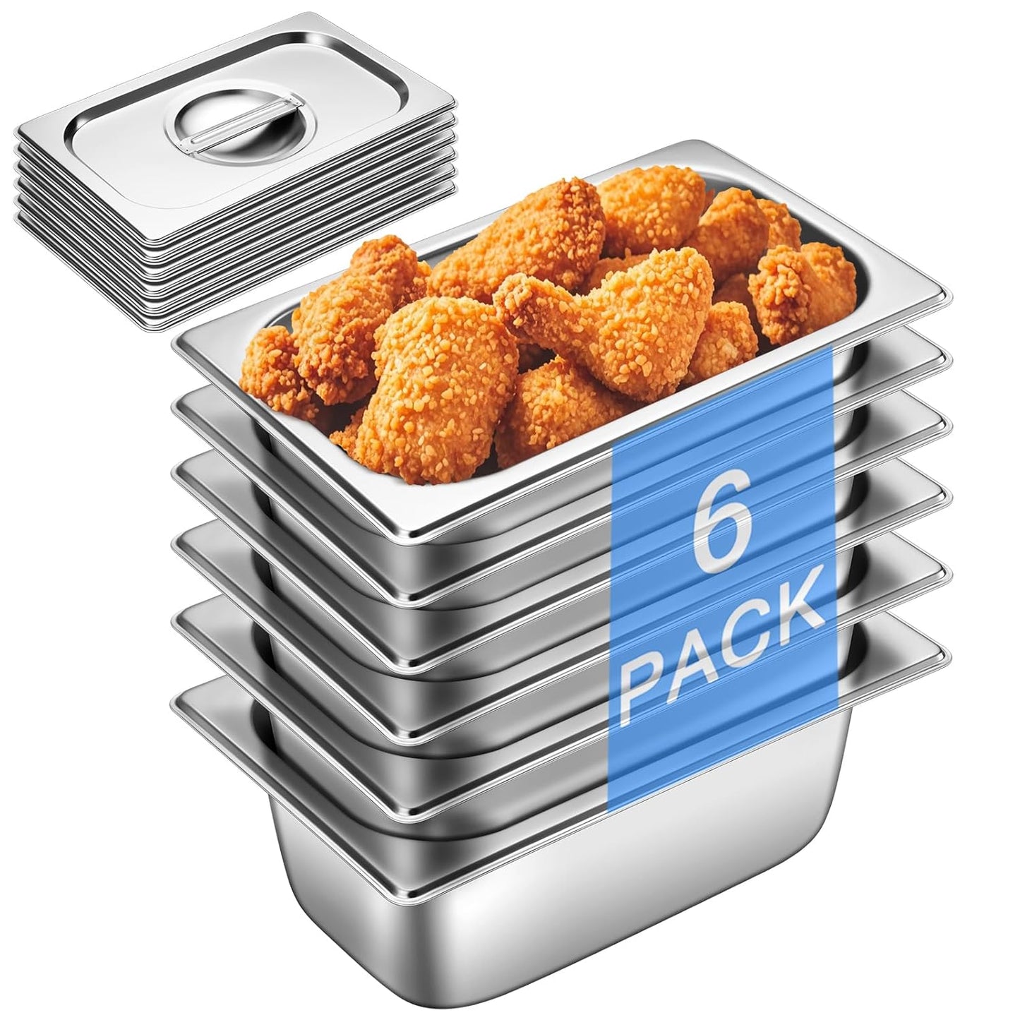 Stainless Steel Hotel Pan with Lids for Catering and Buffets