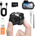 Mini Keychain Camera FHD 1080p with 128GB SD Card - Ultra Portable