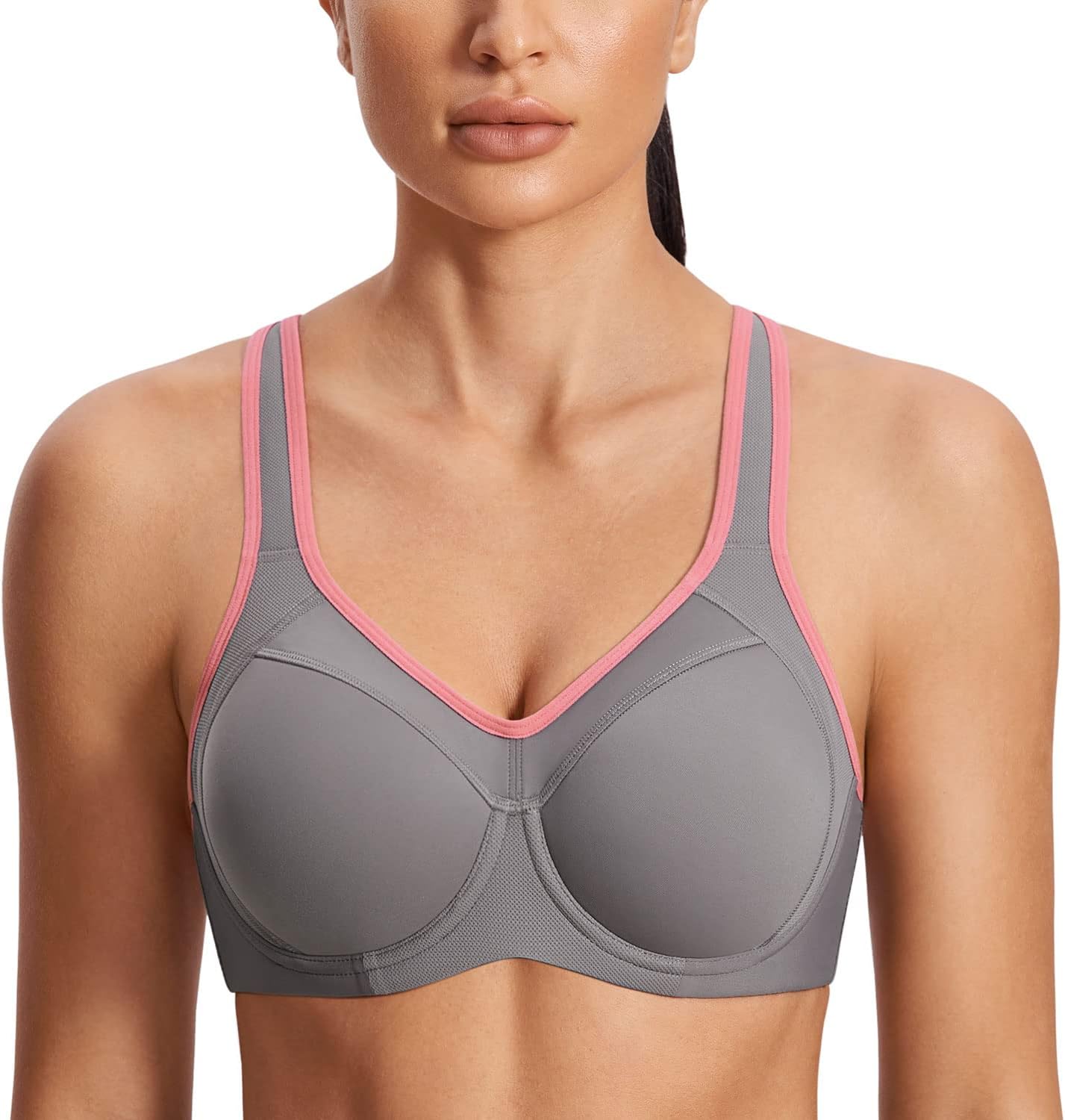 SYROKAN Women's High Impact Racerback Underwire Sports Bra Review