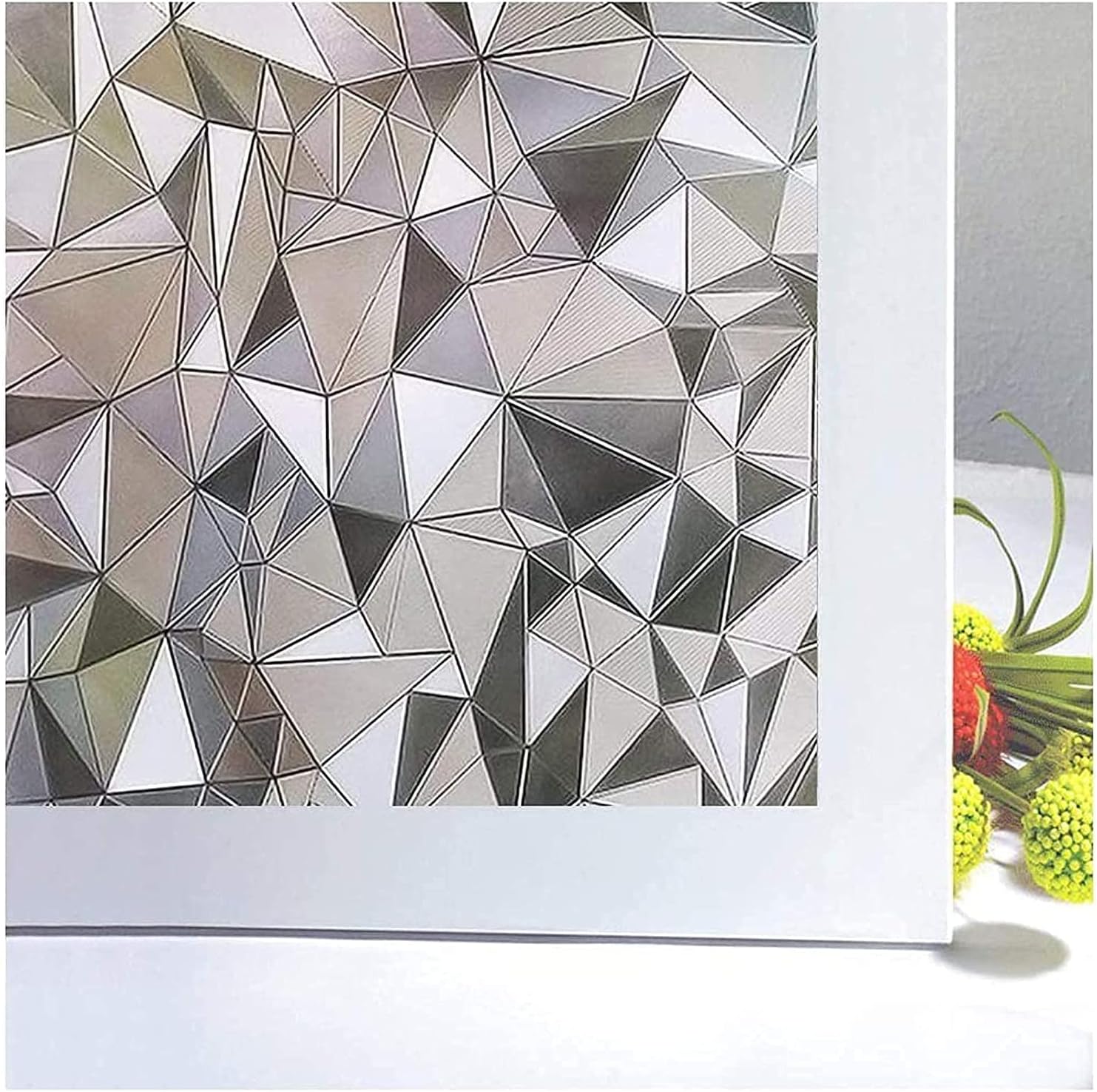 Niviy 3D No Glue Static Cling Window Film for Privacy Decor