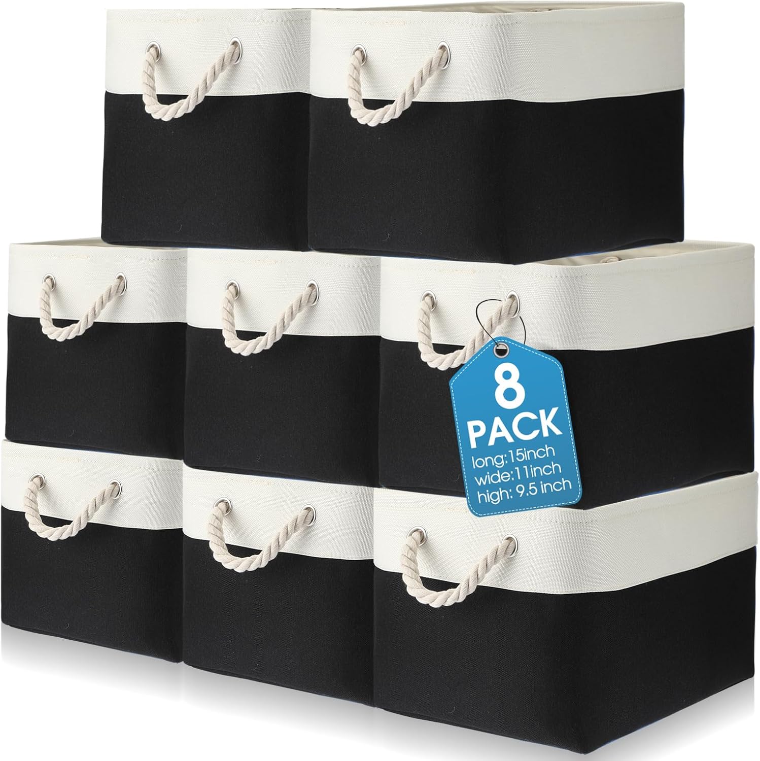 Meekoo Collapsible Storage Bins for Home Organization Needs