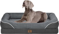 Orthopedic Large Dog Bed with Washable Bolster for Ultimate Comfort
