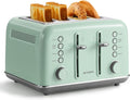 BUYDEEM DT640 Retro 4 Slice Toaster - Extra Wide Slots, 7 Shades