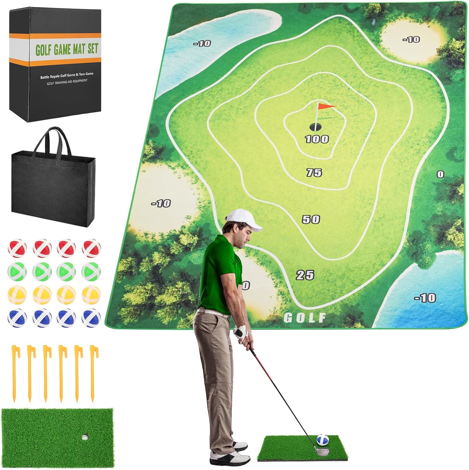 Ultimate Golf Chipping Game Set - Perfect Your Aim Anywhere!