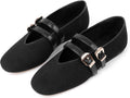 Ballet Flats Shoes for Women Slip On Adjustable Strap Comfort
