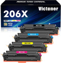 206X Toner Cartridges 4 Pack High Yield Compatible for HP - Ready