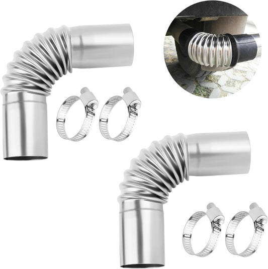 Stainless Steel Diesel Heater Exhaust Kit - Efficient Heating!