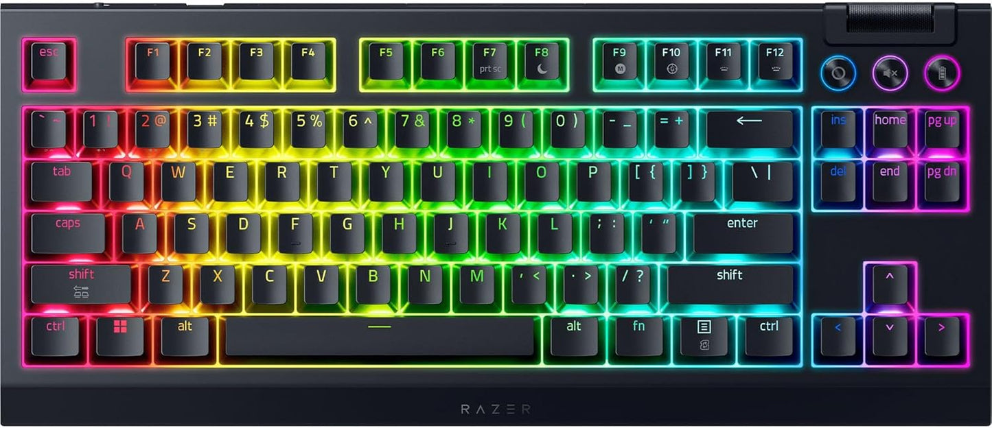 Razer BlackWidow V4 TKL Wireless Gaming Keyboard with RGB