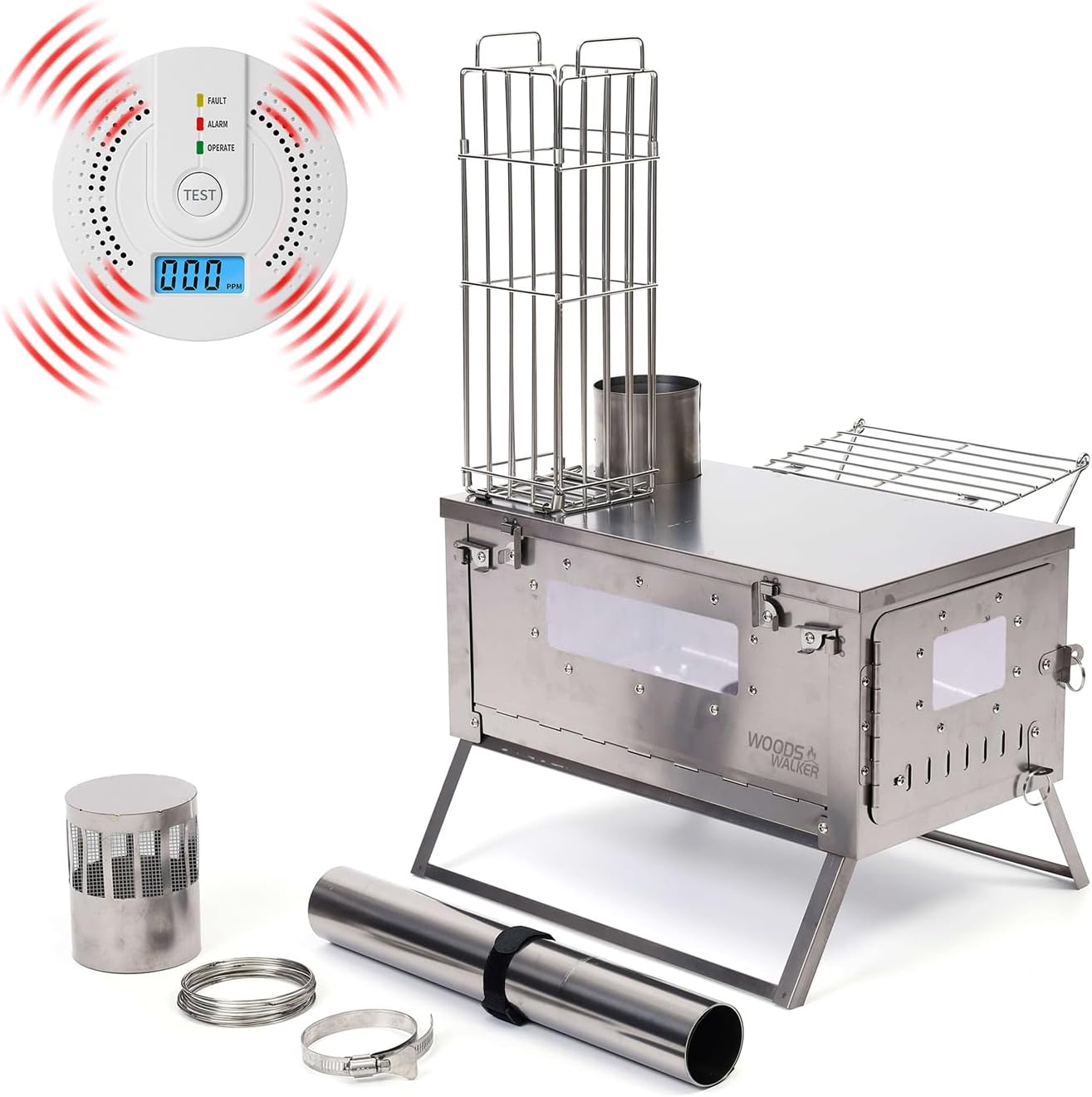 Ultra-Light Titanium Hot Tent Stove - SHIWAGIN
