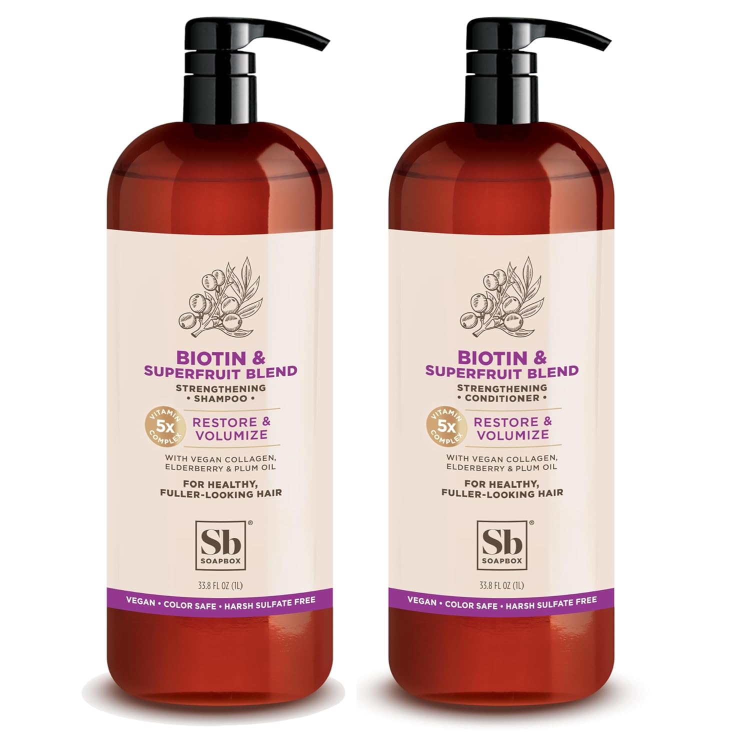 Vegan Collagen Infused Hair Care Set