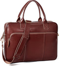 Blofinche Genuine Leather Laptop Briefcase for Men 15.6 in