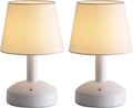 KDG Modern Cordless Small Table Lamp Set of 2 - Portable LED Bedside
