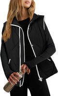 SHEWIN Puffer Vest Casual Sleeveless Quilted Jacket - Lightweight