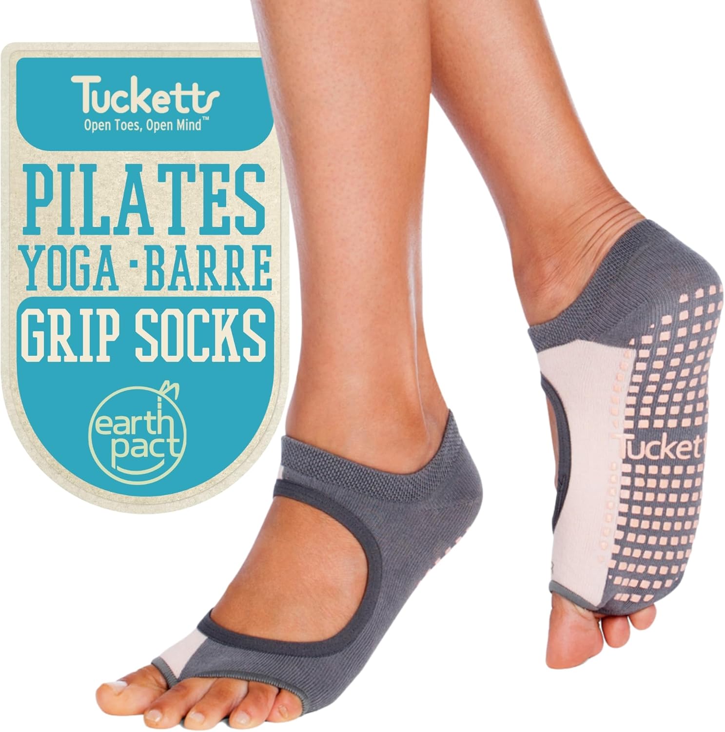 Non-Slip Toeless Pilates Socks for Women