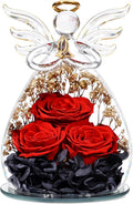 Preserved Rose Angel Birthday Gift for Women - Eternal Floral Keepsake