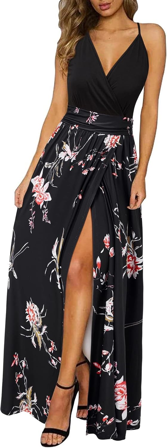 Newshows Women Summer Maxi Dress for Vacation and Beach Fun