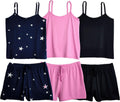 Women's Super Soft Pajama Set 3-Pack - Cute Cami & Shorts