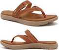 Womens Fashion Orthotic Flip Flops with Arch Support for Comfort