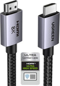 UGREEN 8K HDMI 2.1 Cable 48Gbps 6.6FT - Certified Ultra High Speed