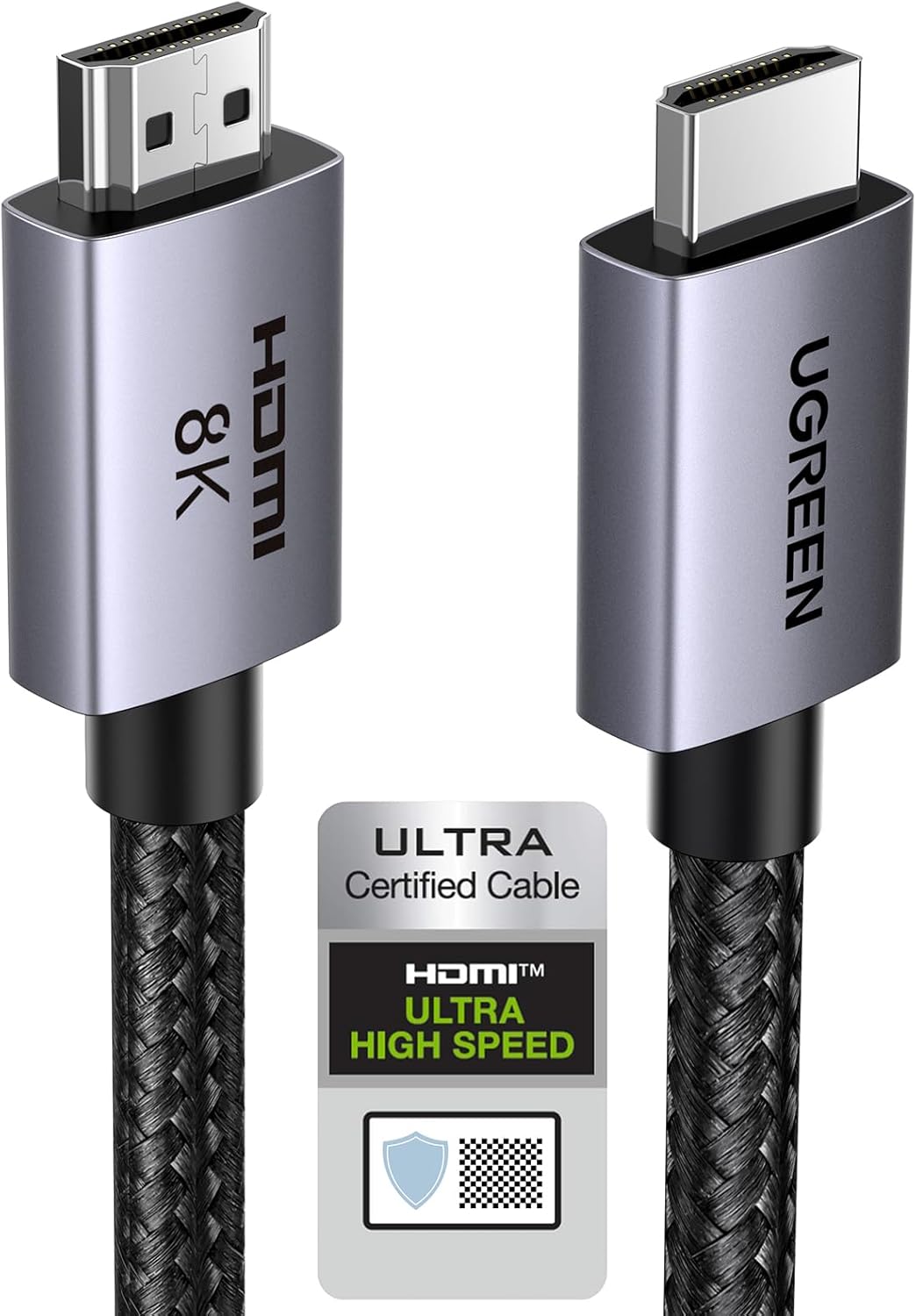 UGREEN 8K HDMI 2.1 Cable: Ultra High Speed, 4K@240Hz, eARC HDR