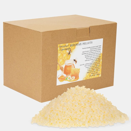 Premium Beeswax Pellets for DIY Crafts
