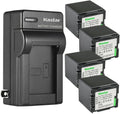CGA-DU21 Replacement 4-Pack Batteries with AC Charger - Long Life