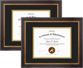 Black Gold & Burgundy Document Frame for 8x10 and 11x14