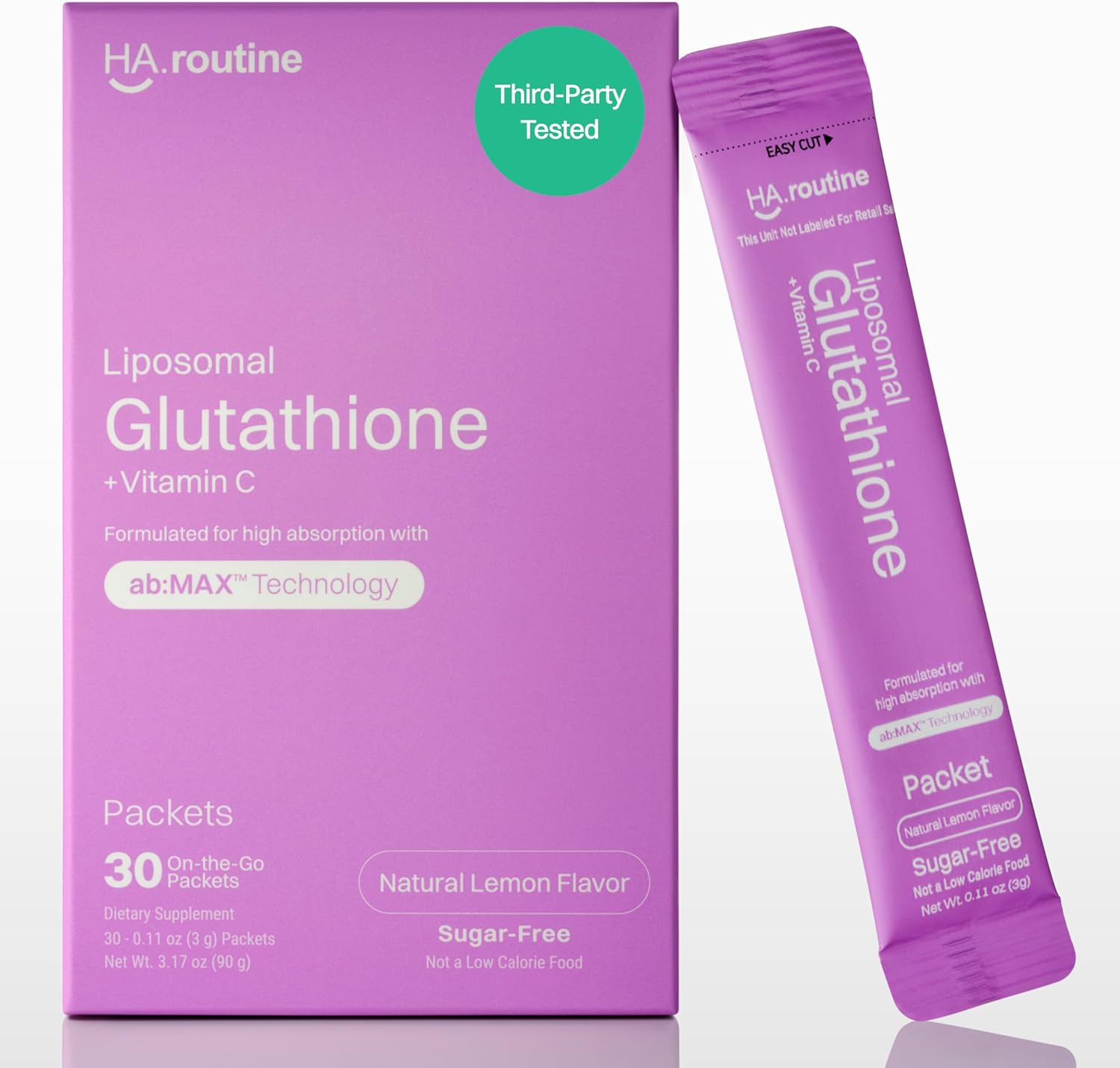 Liposomal Glutathione Powder with Vitamin C for Skin Health