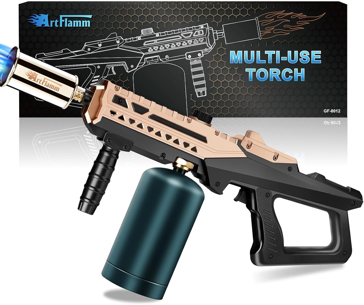 Flame Thrower Gun - Powerful Torch for BBQ and Campfire Use