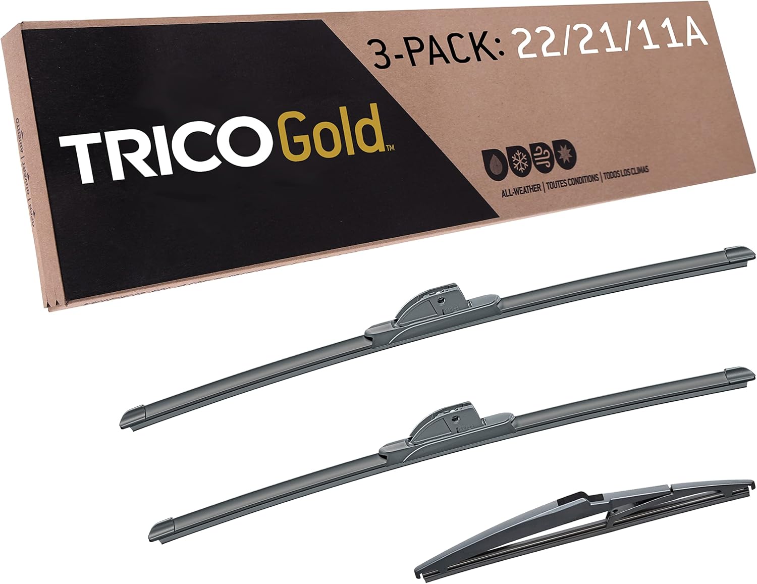 TRICO Gold All-Weather Wiper Blade Kit for Grand Cherokee 2014-2020