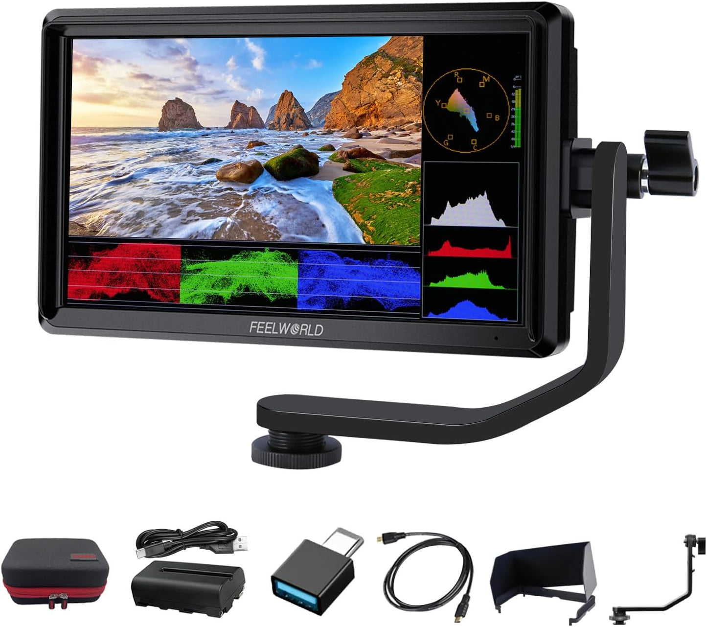 FEELWORLD FW568 V3 6 Inch Camera Field Monitor for Creators