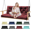 Porch Swing Cushions 60x40 in - Thick Waterproof Replacement Cushion