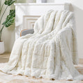 Super Fuzzy Soft Sherpa Fleece Weighted Blanket for Comfort