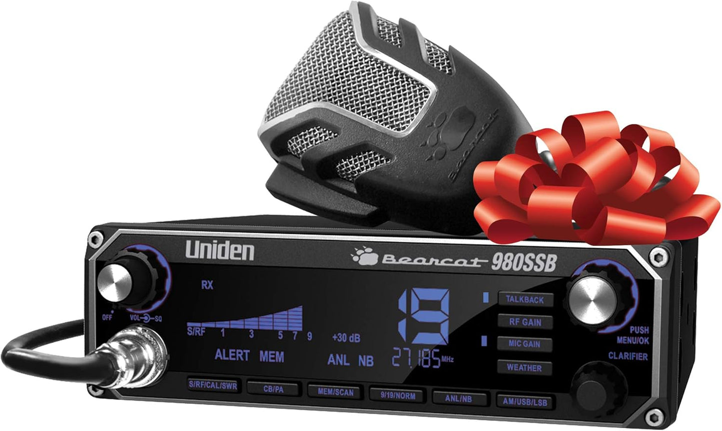 Uniden BEARCAT 980 SSB CB Radio with NOAA WeatherBand Features