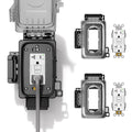 Outdoor GFCI Outlet with Extra-Duty In-Use Cover - Weatherproof