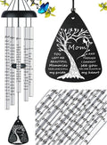 36ft Sympathy Memorial Wind Chimes - Deep, Soothing Tone for Loss