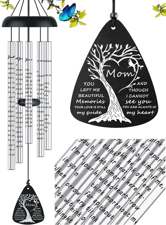 36ft' Sympathy Memorial Wind Chimes for Loss of Mother Gifts