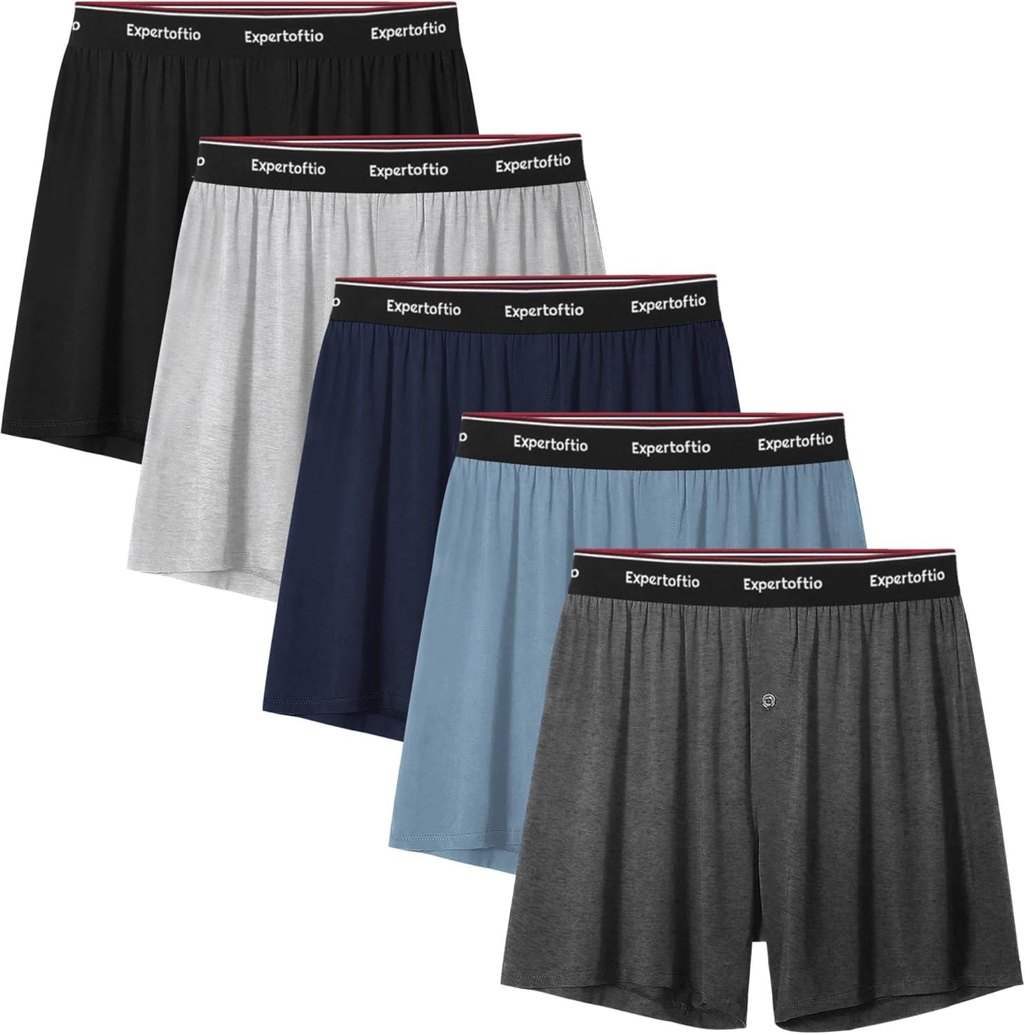 Boxers for Men Viscose from Bamboo - Breathable Loose Fit